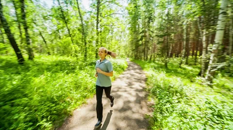 Jogging Stock Footage 25494032