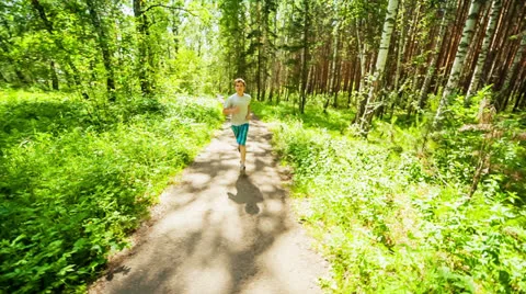 Jogging Stock Footage 25580422