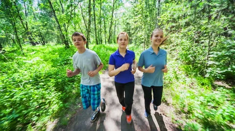 Jogging Stock Footage 25616717