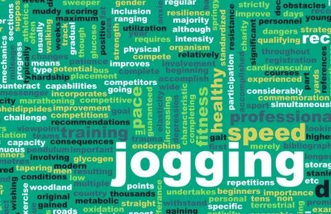 Jogging Stock Illustration