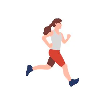 Jogging Stock Illustration