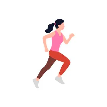 Jogging Stock Illustration