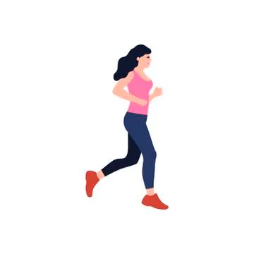 Jogging Stock Illustration