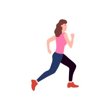 Jogging Stock Illustration
