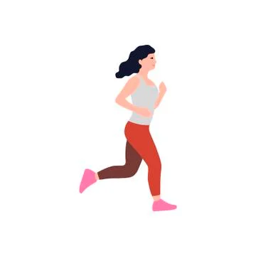Jogging Stock Illustration