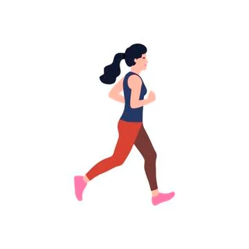 Jogging Stockillustratie