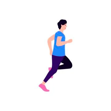 Jogging Stock Illustration