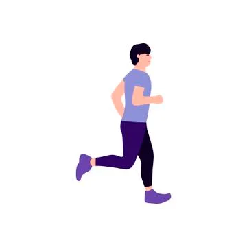 Jogging Stock Illustration