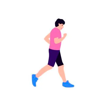 Jogging Stock Illustration