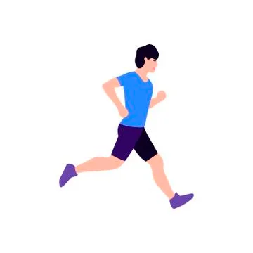 Jogging Stock Illustration