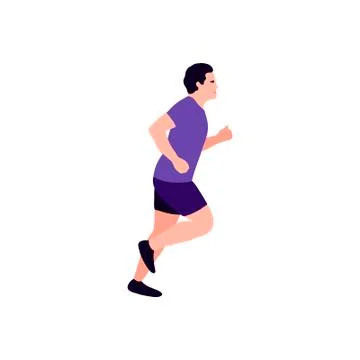 Jogging Stockillustratie