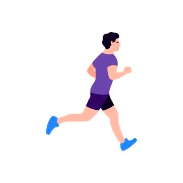 Jogging Stock Illustration