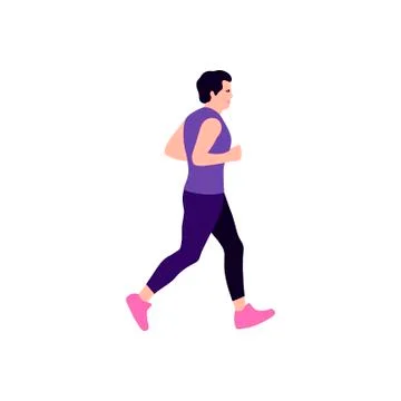 Jogging Stock Illustration