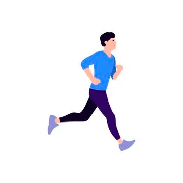 Jogging Stock Illustration