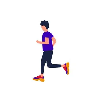 Jogging Stock Illustration