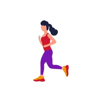 Jogging Stock Illustration