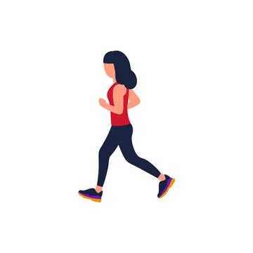 Jogging Stock Illustration