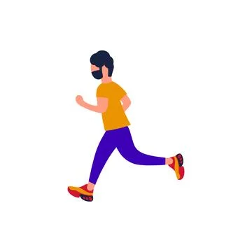 Jogging Stock Illustration