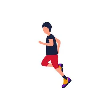 Jogging Stock Illustration
