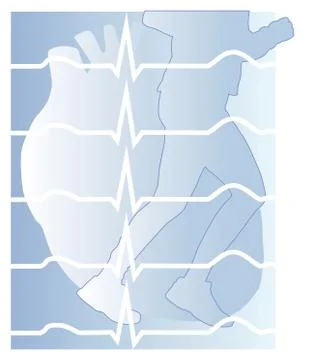 Jogging man Stock Illustration