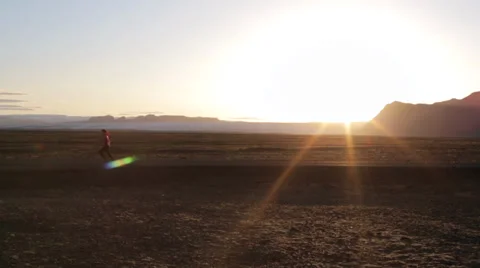 Jogging In Nature Stock Footage 39148846