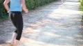 Jogging at park HD Footage