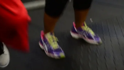 Jogging in Place Stock Footage 78547240