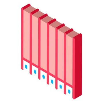 Jogging Runners Top View isometric icon vector illustration Stock Illustration