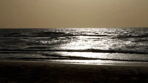 Jogging on seashore Stock Footage 22534011