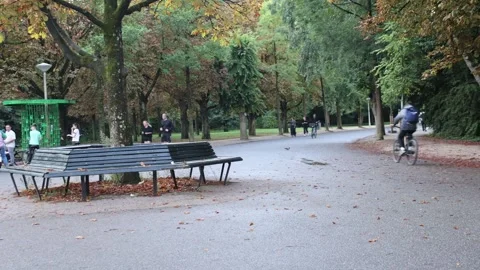 Jogging vondelpark 1 스톡 동영상 315973084