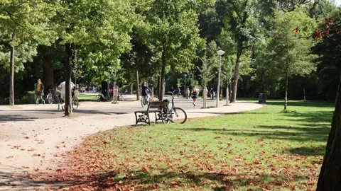 Jogging vondelpark 3 스톡 동영상 315973089