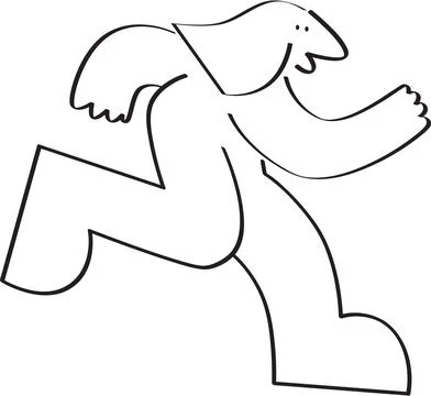 Jogging/Running Illustration Stock Illustration