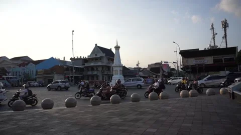 Jogja Icon (Jogja Monument) Stock Footage 296557056