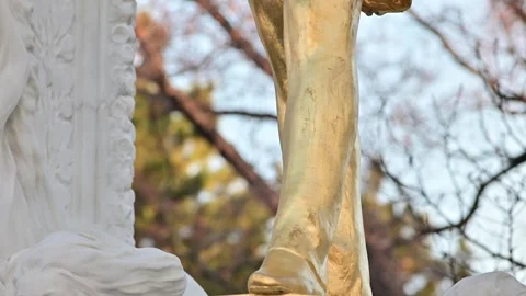 Johann strauss monument Stock Footage 296527360