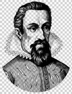 Johannes Kepler Illustrazione stock