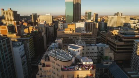 Johannesburg CBD Stockbeeldmateriaal 60058653