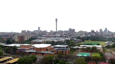 Johannesburg Cityscape Stock Footage