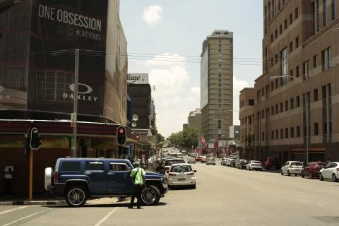 Johannesburg down town Stock Photos