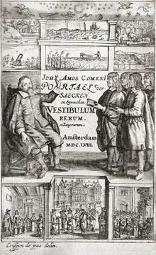 John Amos Comenius, 1592 -1670.  Czech philosopher, pedagogue and theologian.  D Stock Photos