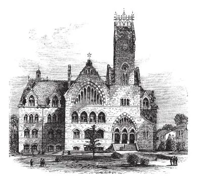 John C. Green School of Science at Princeton University in Princeton, New Jer Ilustración de archivo
