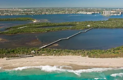 John d. macarthur, beach, state park,, fl, florida Stock Photos