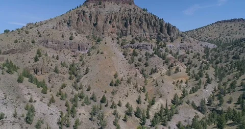 John Day River Valley in the Summer, Oregon Stock Footage 128306302