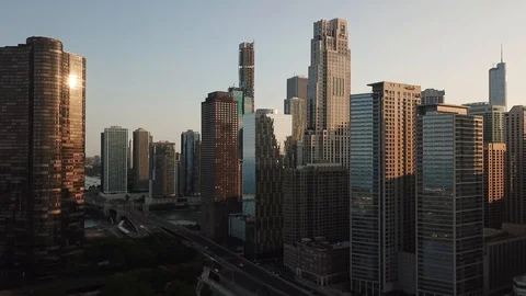 John Hancock 4K Drone Stockbeeldmateriaal 128048066