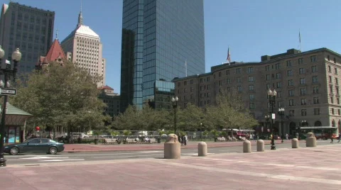 John Hancock building in Boston Stock Footage 276887