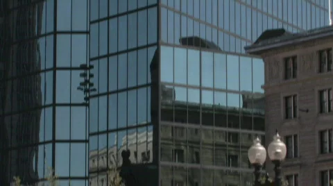 John Hancock building in Boston Stock Footage 276897