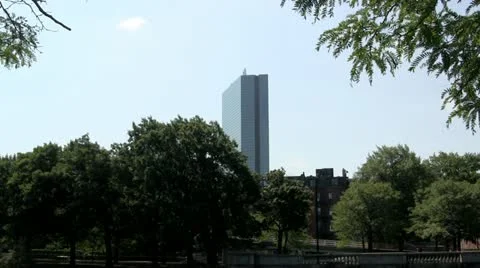 John Hancock Building Boston Stock Footage 12339517