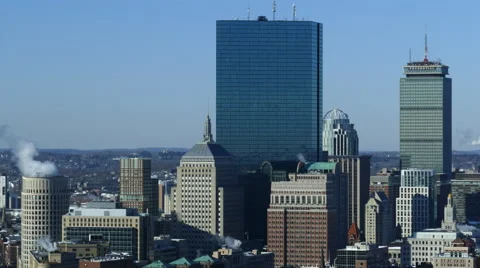 John Hancock Building Boston Stock Footage 47652899