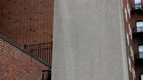 John Hancock Memorial in Boston Stock Footage 12113271
