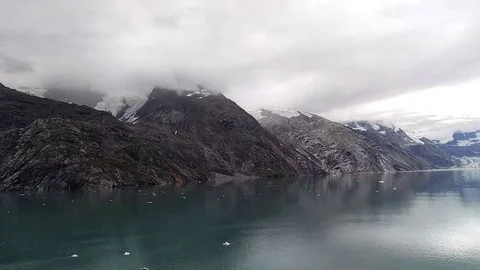 John Hopkins Glacier Pull Away - Glacier Bay National Park, Alaska Video stock 70648475