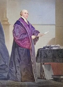 John Jay 1745, 1829, U, S, Jurist and first Chief Justice of the Supreme Court Ilustración de archivo